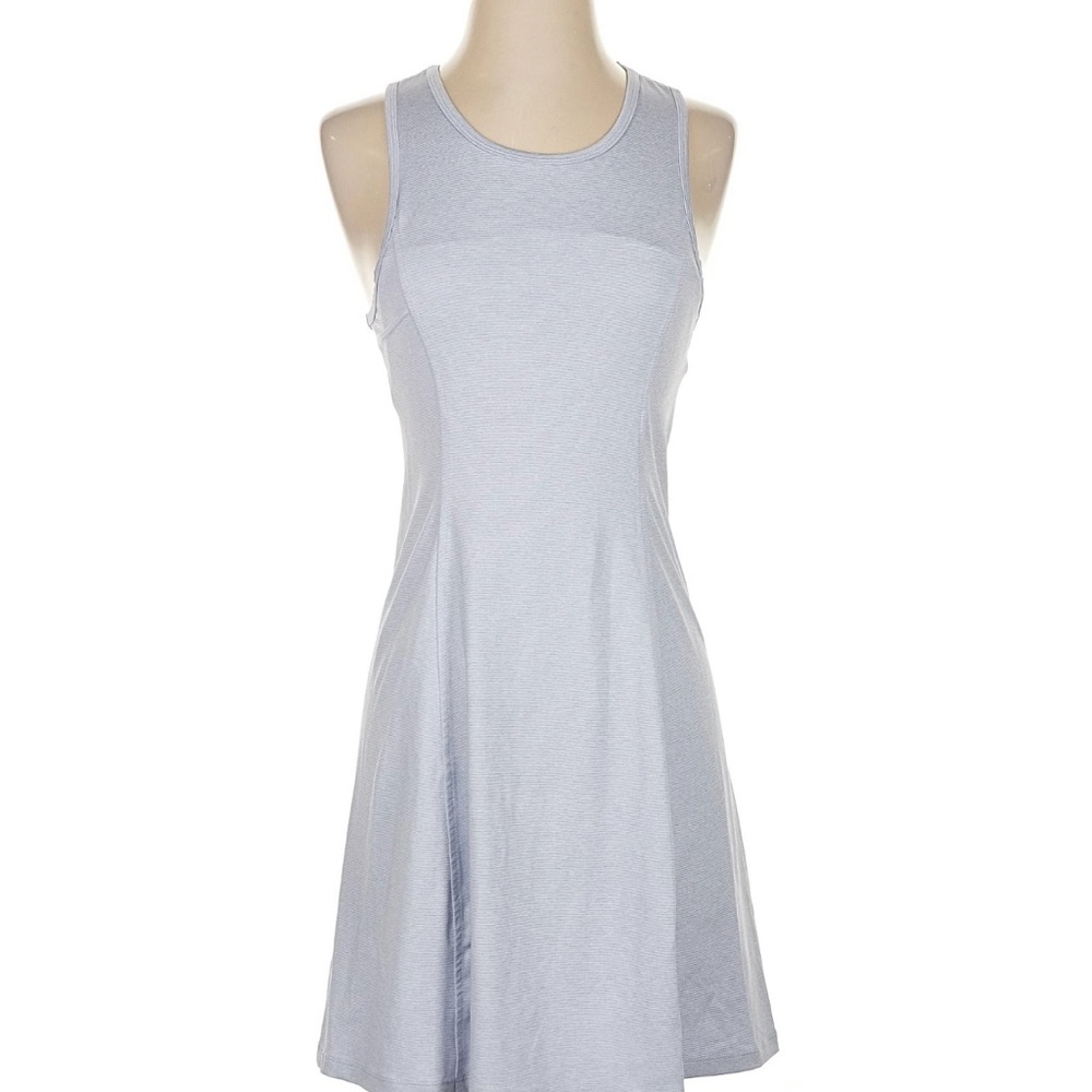 BOGO free- Chic Sleeveless Light Gray Midi Dress